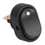 5 x SmartSwitch SPST 20mm 12V/16A Illuminated Round Rocker Switch - WHITE LED