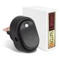 10 x SmartSwitch SPST 20mm 12V/16A Illuminated Round Rocker Switch - WHITE LED