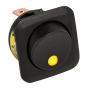 4 x SmartSwitch 12v/25A Illuminated Square Panel Rocker Switch - Yellow LED