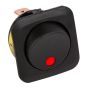 4 x SmartSwitch 12v/25A Illuminated Square Panel Rocker Switch - Red LED