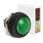 1 x SmartSwitch SPST 12mm Round Momentary Plastic Button - GREEN
