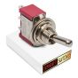 10 x SmartSwitch Mini 6mm 3-Pin 2A SPDT ON - ON Metal Toggle Switch