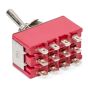 SmartSwitch Mini 22mm 12-Pin 2A 4PDT ON - ON Metal Toggle Switch