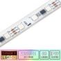 60 LED/M WS2811 / SMD 5050 RGB Addressable LED Strip IP67 (White PCB)