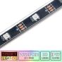 30 LED/M WS2812B RGB Addressable LED Strip IP67 (Black PCB)