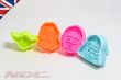 4 x Novelty Star Wars Cookie Cutters/Plungers-Darth Vader/ Yoda/ Chewbacca/C3PO
