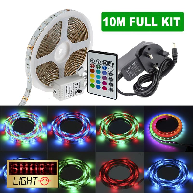 10M 12V RGB LED Lights Kit