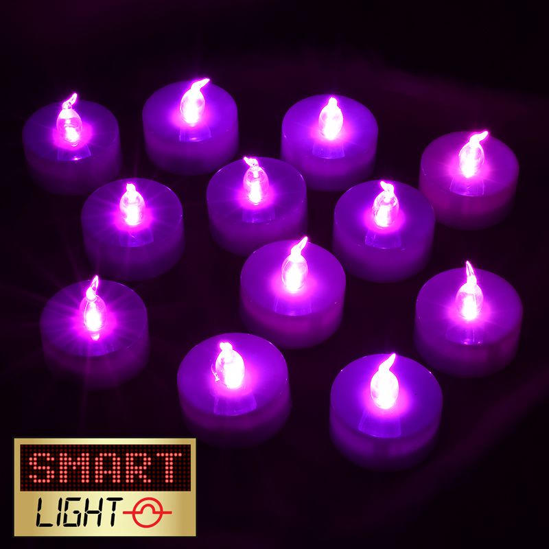 1 x STEADY Flameless Tea Light - UV PURPLE