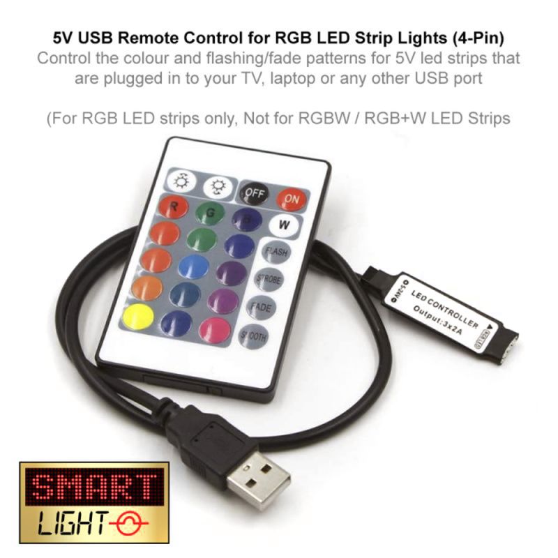 USB 5V IR Remote Control