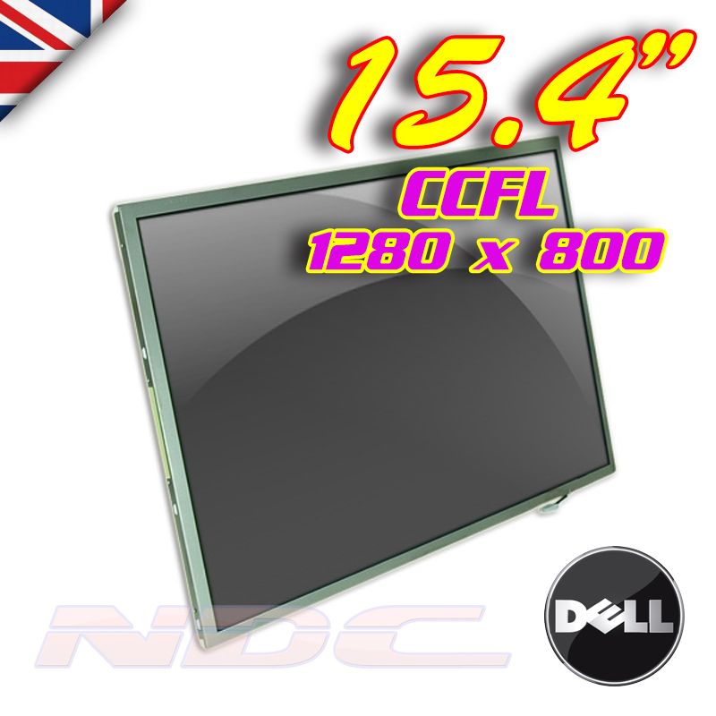 LCD128 -- Dell 15.4" Laptop LCD Screen CCFL Matte WXGA - CD514