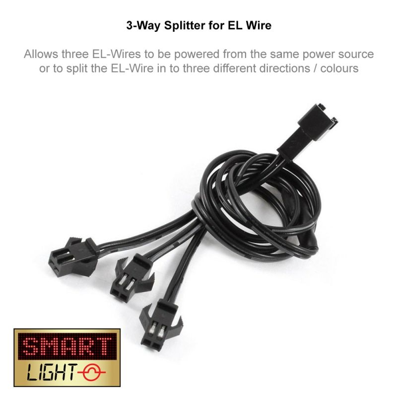 3-Way Splitter for EL Wire