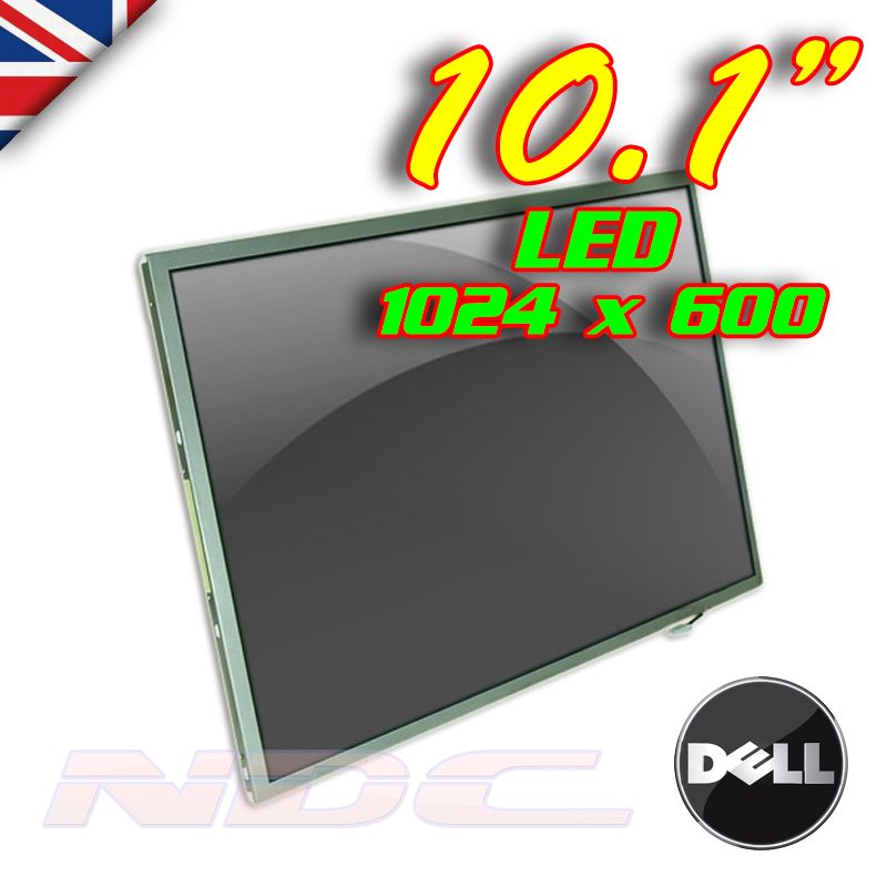 LCD181 -- Dell Mini 10 Series 10.1" Laptop LCD Screen LED Glossy WSVGA - F050T