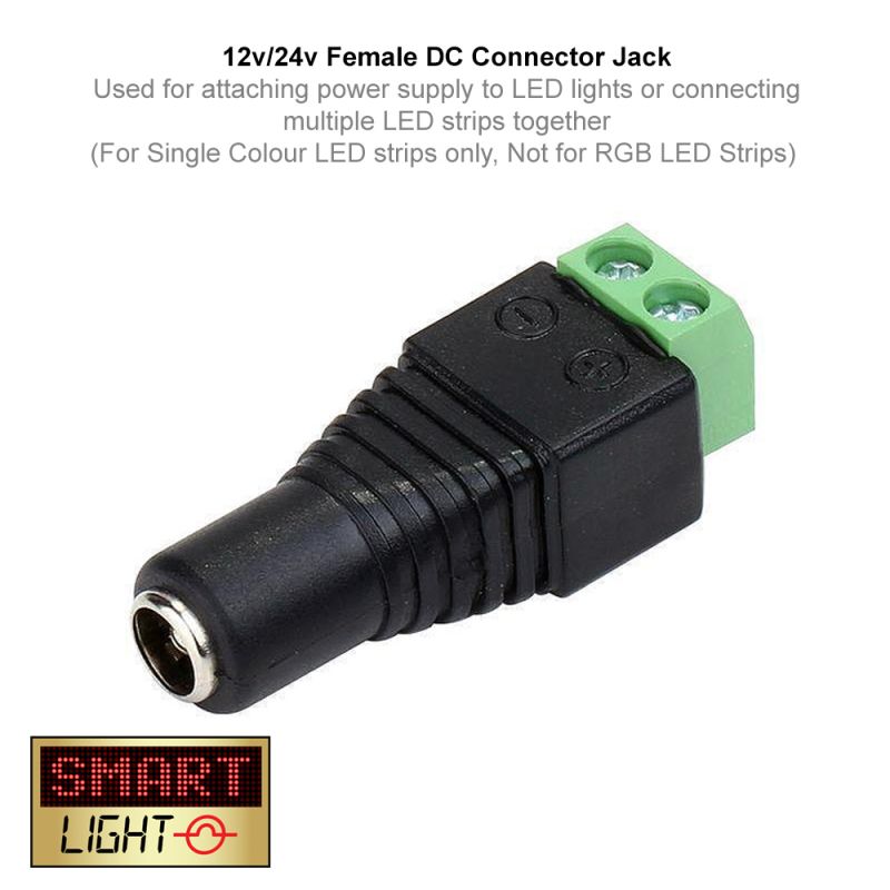 DC Female Jack for LED Lights