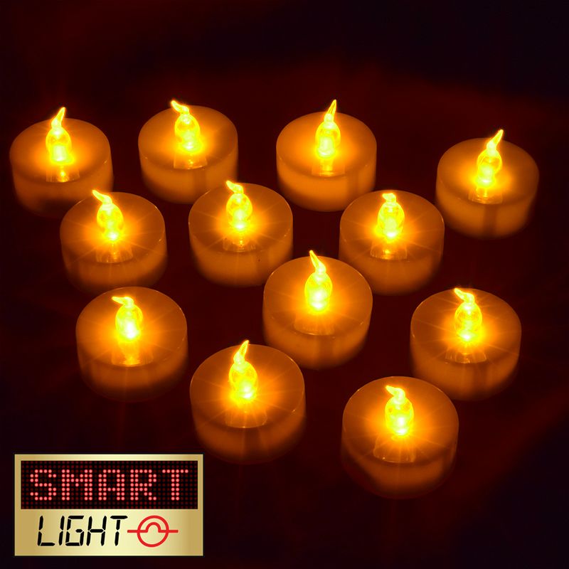 Smartlight YELLOW Flameless LED Tealights