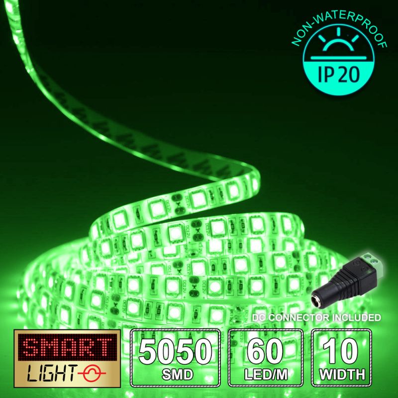 12V/5M SMD 5050 IP20 Non-Waterproof Strip 300 LED - GREEN