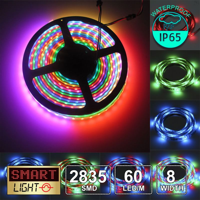 12V/10m SMD 2835 IP65 Waterproof Strip 600 LED - RGB 