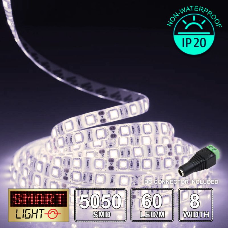 12V/10m SMD 5050 IP20 Non-Waterproof Strip 600 LED - WARM WHITE