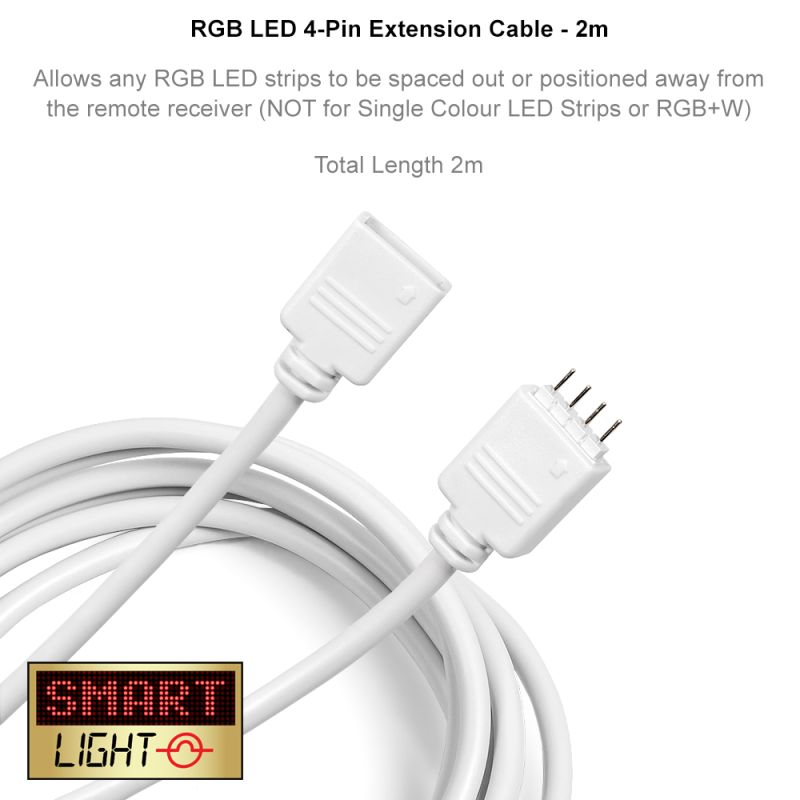 2m 4 Pin Extension Cable 