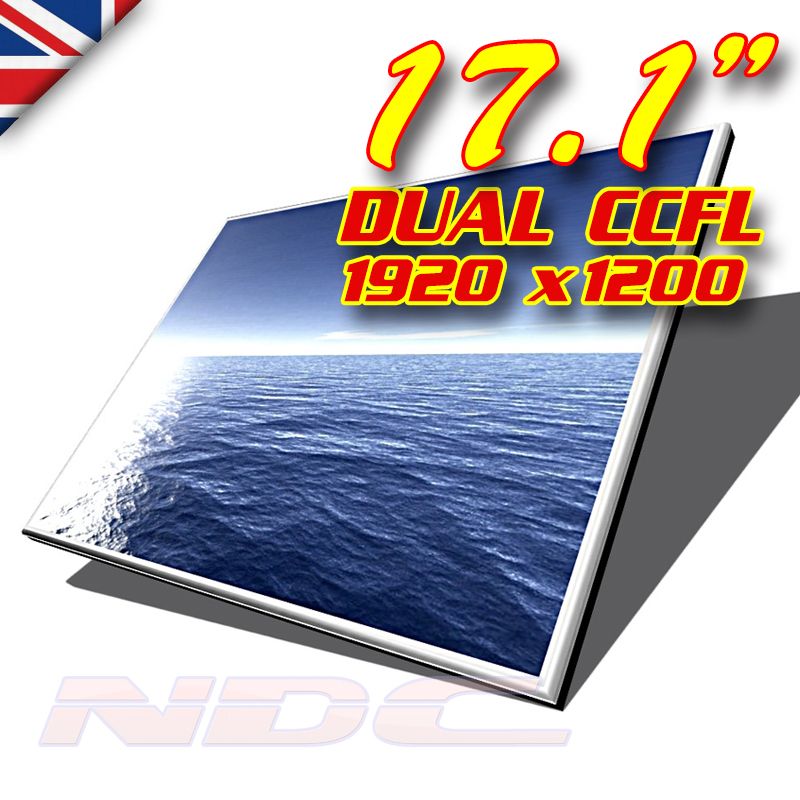 LCD179 -- Sharp 17" Laptop LCD Screen 2xCCFL Glossy WUXGA - LQ170M1LA3H