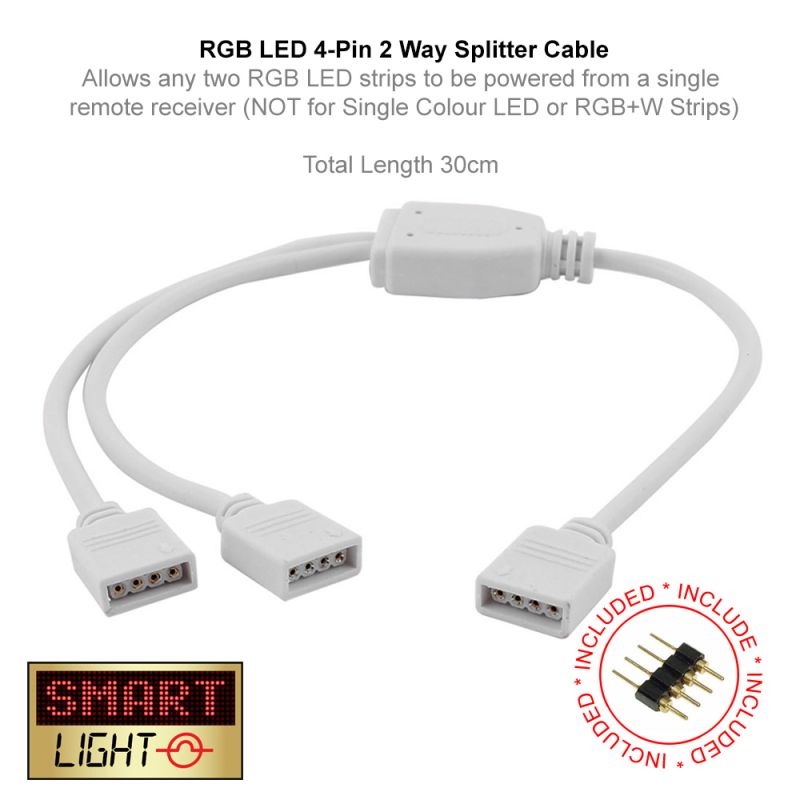 2-Way Splitter for RGB LED Lights