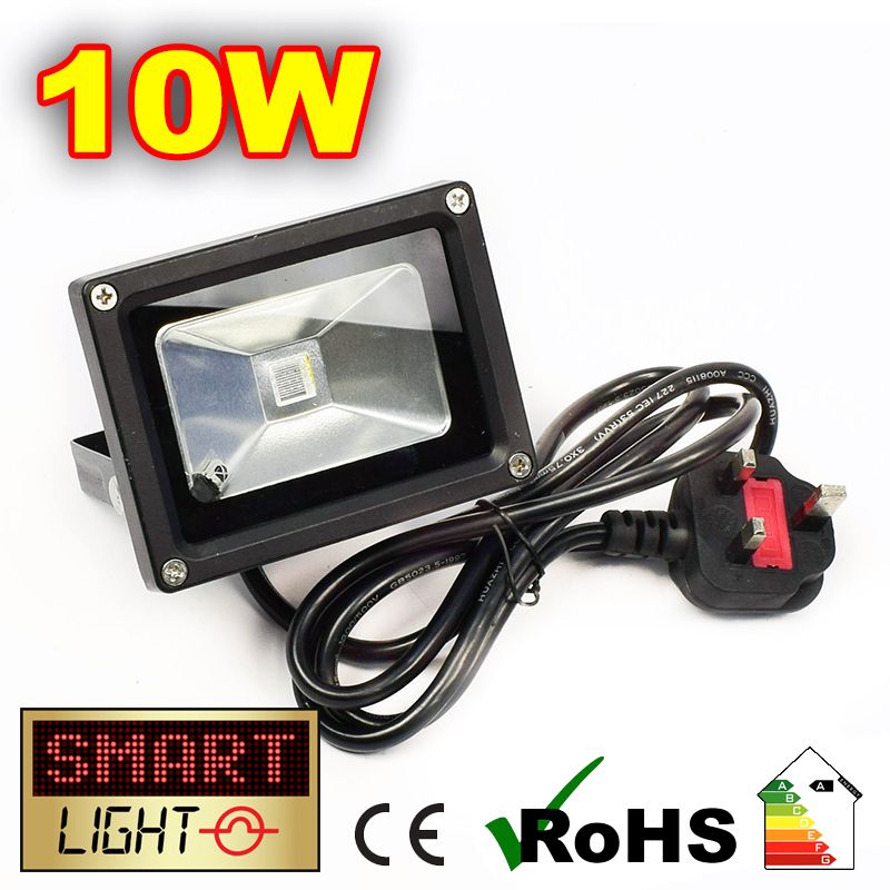 L879 -- SmartLight Cool White Floodlight with UK PLUG - 10W