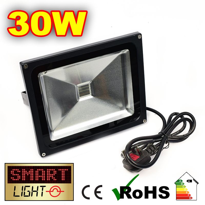L879 -- SmartLight Cool White Floodlight with UK PLUG - 30W