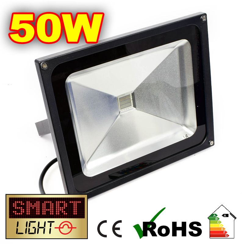 L879 -- SmartLight Cool White Floodlight with UK PLUG - 50W