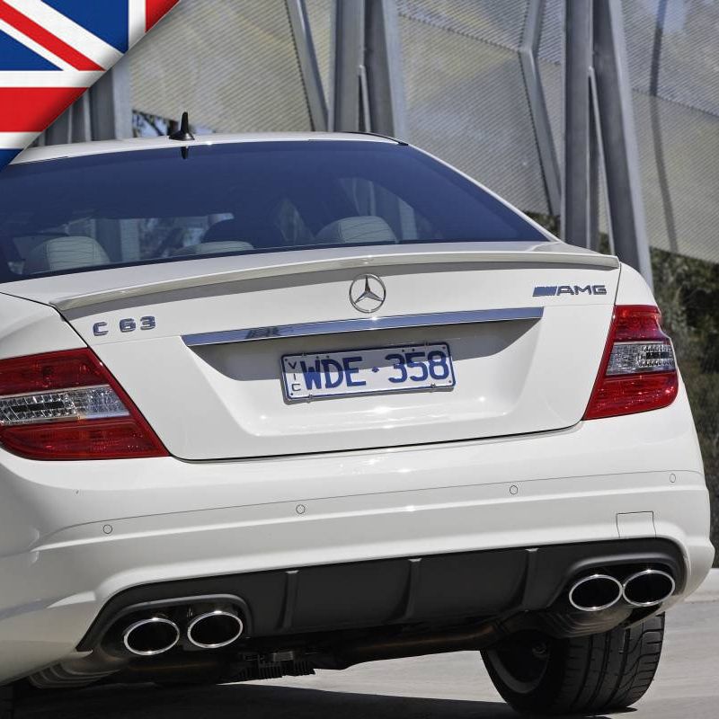 Mercedes C Class (2007+) 4-Door W204 AMG Style PU Spoiler Unpainted