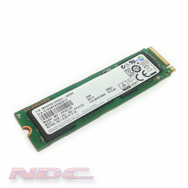Samsung SM951 NVMe 512GB PCI-E SSD - MZVPV512HDGL-00000