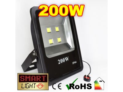 Flat Cool White LED Flood Light - 200W