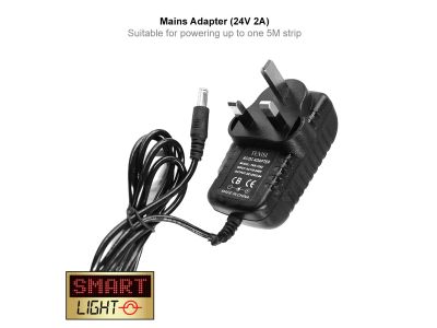24V/2A AC ADAPTOR for LED lights