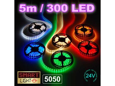 24V/5M SMD5050 LED Strip Amazon Variation - Colour/Adaptor/Use
