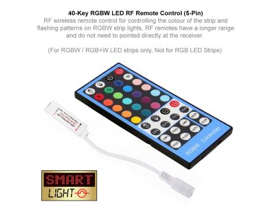 RF Wireless Remote Control/Dimmer for RGBW LED Strips