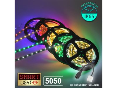 5050 5M-10M LED Flexible Self Adhesive 12V Strip - IP65 - WATERPROOF 