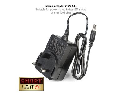 12V 2A DC Adapter for LED Lights