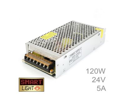 120W (24V/5A) Commercial Power Supply for LED Strips
