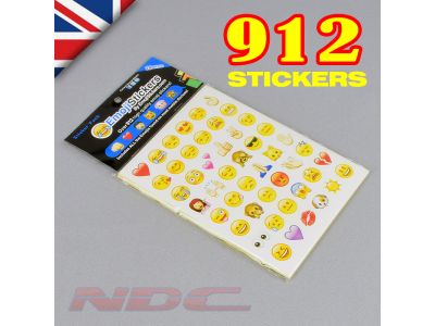Full set of 912 Emoji Stickers