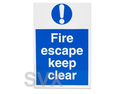 Fire Escape Keep Clear