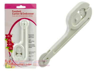 New 3 Wheel Cutter Embosser wheel for Fondant Icing cake decoration