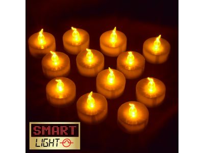 Smartlight YELLOW Flameless LED Tealights