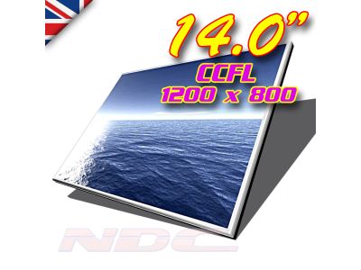 LCD049 -- Hyundai Boe Hydis 14" Laptop LCD Screen CCFL Glossy WXGA  - HT140WX1-101