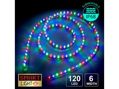 12V/1.2M Flexible Silicon IP68 Submersible Strip 120 LED - RGB