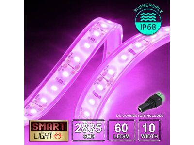 12V/5m SMD 2835 IP68 Submersible Strip 300 LED - PINK