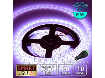 12V/5M SMD 5050 IP65 Waterproof Strip 300 LED - PURPLE