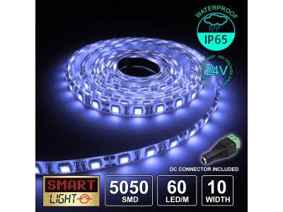 24V/5m SMD 5050 IP65 Waterproof Strip 300 LED - BLUE