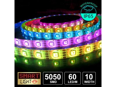 24V/5m SMD 5050 IP65 Waterproof Strip 300 LED- RGB