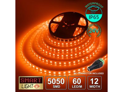 24V/20m SMD 5050 IP67 Waterproof Strip 1200 LED - RED