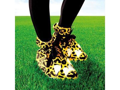 Festival Feet Animal Shoe Cover - Leopard Print