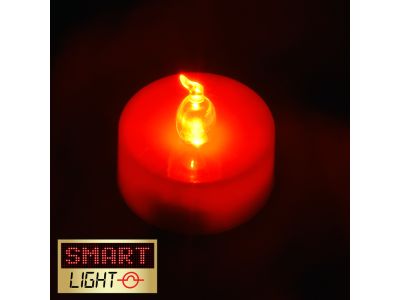 RED Flameless Flickering LED Tea Lights