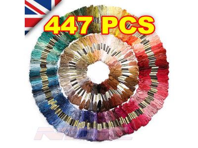 Full set of 447 Colour Cotton Sewing Skeins